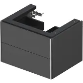 Duravit Waschtischunterbau XSQUARE 397x584x460mm graphit matt