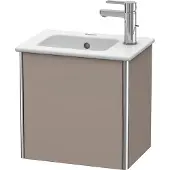 Duravit Waschtischunterbau XSQUARE 400x410x289mm Türansch re basalt matt