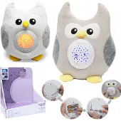 Woopie Kuschelschlafprojektor 2in1 Eule - 10 Schlaflieder