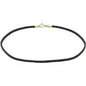Elli Choker "Halskette Basic Trend Blogger Choker Velour 925 Silber" Gr. 45, gold, Halsketten, Damen, 45, ohne Stein, Silber 925 (Sterlingsilber), Choker