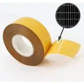 Aquagart 5x Doppelseitiges Gewebeklebeband für Unkrautvlies, Gartenvlies, Trittschalldämmung und Unterspannbahn