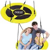 Neo-Sport Swingo XXL gelbe Krähennestschaukel 95 cm