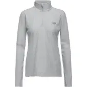 New Balance Sport Essentials Space Dye Halbreißverschluss-langarm-t-shirt