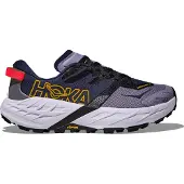 Hoka One One - Traillaufschuhe &ndash; Damen / Frauen &ndash; Speedgoat 7 W - Speedgoat 7 W Berry Jam/Starlight Glow für Damen - Größe 40 - Violett