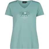 CMP - Women's T-Shirt V-Neck - Funktionsshirt Gr 34 türkis