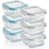 OEM Glasbehälter, 12er Set, Deckelbeilage