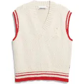 Armedangels - Women's Iconic ŠCollege Knit Vest - Pullover Gr L weiß