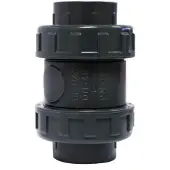 Oku Obermaier Rückschlagventil mit Klebemuffe, Ø 63 mm, grau