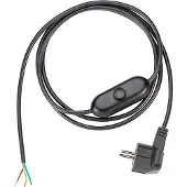 Bachmann Zw.Schalter - Zuleitung 2m, H03VV-F 3G0,75 schwarz unverpackt