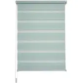 Liedeco Doppelrollo "Klemmfix-Duo-Rollo" Gr. 8, grün (pastell, grün), B:60cm H:210cm, Polyester, Rollos, Doppelrollo, 1 Stück