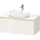 Duravit Waschtischunterschrank D-Neo 100x55cm, g pol/w g, 1 A, 1 Pl, wandhängend
