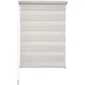 Liedeco Doppelrollo "Klemmfix-Duo-Rollo" Gr. 9, beige (naturfarben), B:70cm H:210cm, Polyester, Rollos, Doppelrollo, 1 Stück, Topseller