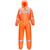 Portwest ST36 Antistatik VisTex Chemikalien SMS Overall Orange Gr. M