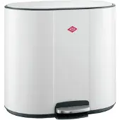 Wesco Multi Collector 2 freistehender Behälter, weiß matt