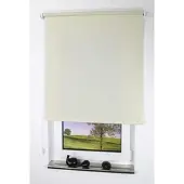Liedeco Seitenzug-Rollo, cremefarben, Polyester - braun