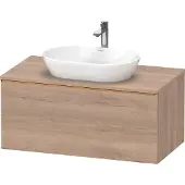 Duravit D-Neo Konsolenwaschtischunterbau wandhängend, 1000x459x550mm, 1 Auszug, mit Griff Bronze gebürstet, DE4948004550000
