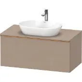 Duravit D-Neo Konsolenwaschtischunterbau wandhängend, 1000x459x550mm, 1 Auszug, mit Griff Bronze gebürstet, DE4948004750000
