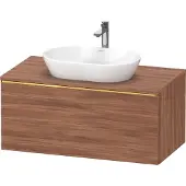 Duravit D-Neo Konsolenwaschtischunterbau wandhängend, 1000x459x550mm, 1 Auszug, mit Griff Gold poliert, DE4948034790000