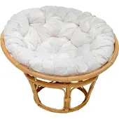 MiaMöbel Sessel 'Papasan' groß, Honig
