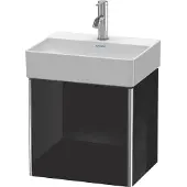 Duravit Waschtischunterbau XSQUARE 397x434x340mm Türansch re sw hochglanz
