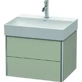 Duravit Waschtischunterbau XSQUARE 397x584x460mm taupe seidenmatt