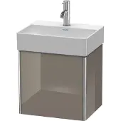 Duravit Waschtischunterbau XSQUARE 397x434x340mm Türansch re fla gr hgl