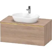 Duravit D-Neo Konsolenwaschtischunterbau wandhängend, 1000x459x550mm, 1 Auszug, mit Griff Gold poliert, DE4948034550000
