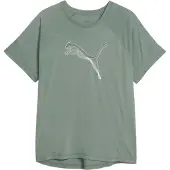 Puma Evostripe Kurzarm-t-shirt Grün XS Frau Grün XS