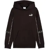 Puma ESS TAPE Layout Hoodie FL B - schwarz, Größe:176