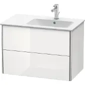 Duravit Waschtischunterbau XSQUARE 560x810x478mm Be rechts weiss hochglanz