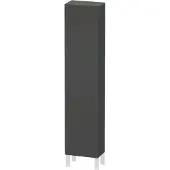 Duravit L-Cube Hochschrank, eine Tür Anschlag rechts, 400x243x1760mm, LC1170R4949, Farbe: Graphit Matt Dekor