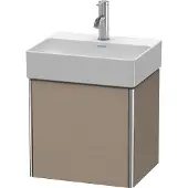 Duravit XSquare Waschtischunterbau wandhängend, eine Tür Anschlag rechts, 434x397x340mm, XS4060R7575, Farbe: Leinen
