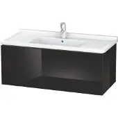 Duravit Waschtischunterbau L-CUBE 469x1020x408mm schwarz hochglanz