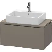 Duravit Konsolenunterschrank L-CUBE 400x820x477mm flannel grey seidenmatt