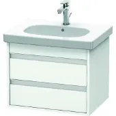 Duravit Waschtischunterschrank Ketho 60x45,5cm, we ma, 2 Schubk., wandhängend