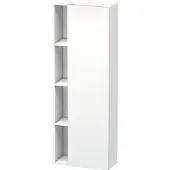 Duravit DuraStyle Hochschrank 1238, 1 Drehtür, Anschlag rechts, Höhe: 1400mm, Tiefe: 240mm, DS1238R1818, Farbe: Weiß Matt / Weiß Matt