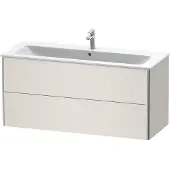 Duravit Waschtischunterbau XSQUARE 560x1210x478mm nordic weiss seidenmatt
