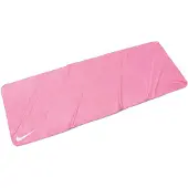 Nike Yoga Towel Yoga Handtuch Fitnessmatte Handtuch Training rutschfest, Peony/Pink Foam, One Size