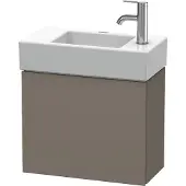 Duravit Waschtischunterbau L-CUBE 400x480x240mm Ans li fla grey seidenmatt