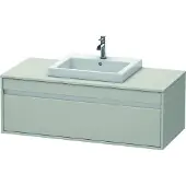 Duravit Ketho Konsolenwaschtischunterbau wandhängend, 1200x426x550 mm, 1 Auszug, für Einbauwaschtisch mittig, KT679600707