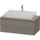 Duravit Konsolenunterschrank L-CUBE 400x1020x547mm flannel grey seidenmatt