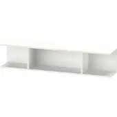 Duravit Ketho.2 Wandregal, 150x800x170mm, 3 offene Fächer, K21208018180000, Farbe: Weiß Matt Dekor