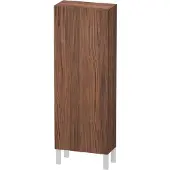 Duravit Halbhochschrank L-Cube 50x24,3x132cm, Tür li, nussbaum dunkel