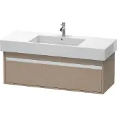 Duravit Ketho Waschtischunterbau wandhängend, 1200x410x455 mm, 1 Auszug, für Vero Waschtisch 032912, KT669207575, Farbe: Leinen Dekor