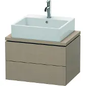 Duravit Waschtischunterschrank Compact L-Cube 62x47,7cm, lei, f Konsole, 2 Schubkästen