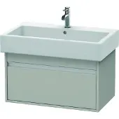 Duravit Ketho Waschtischunterbau wandhängend, 750x410x440 mm, 1 Auszug, für Vero Waschtisch 045480, KT668700707, Farbe: Betongrau Matt Dekor