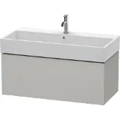 Duravit Waschtischunterbau L-CUBE 394x984x459mm betongrau matt