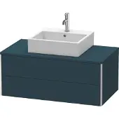 Duravit Waschtischunterbau XSQUARE 400x1000x548mm nachtblau seidenmatt