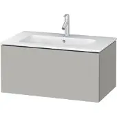Duravit L-Cube Waschtischunterbau wandhängend, 1 Auszug, 820x400x481mm, LC614100707, Farbe: Betongrau Matt Dekor
