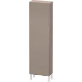 Duravit L-Cube Hochschrank, eine Tür Anschlag rechts, 500x243x1760mm, LC1171R4343, Farbe: Basalt Matt Dekor
